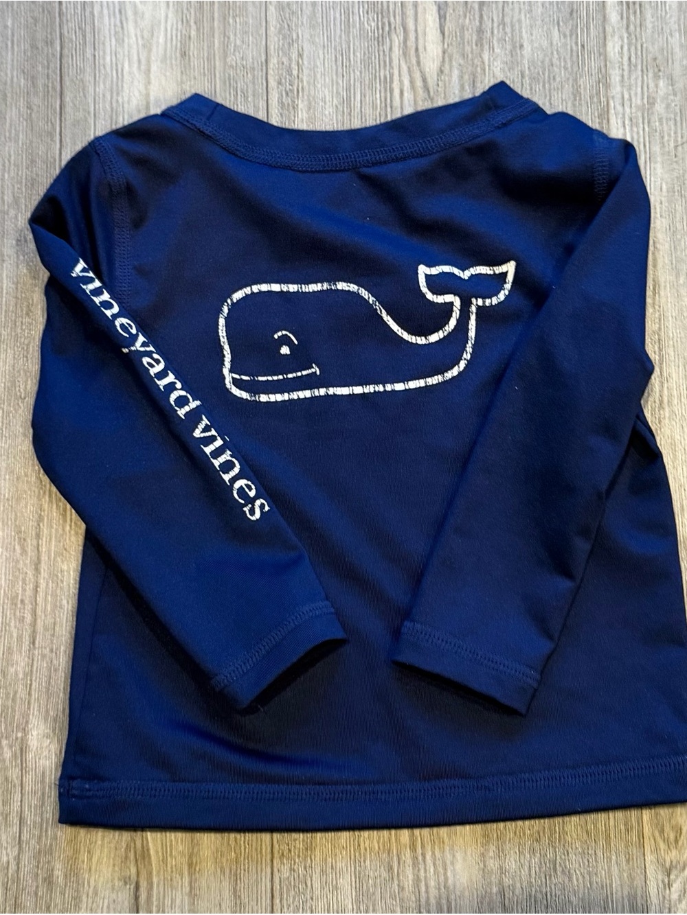 Vineyard Vines Navy Long-Sleeve Rashguard